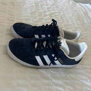 Navy blue Adidas Gazelle sneakers